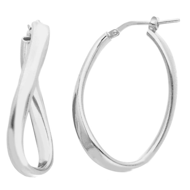 Orecchini cerchio in argento 925/ooo