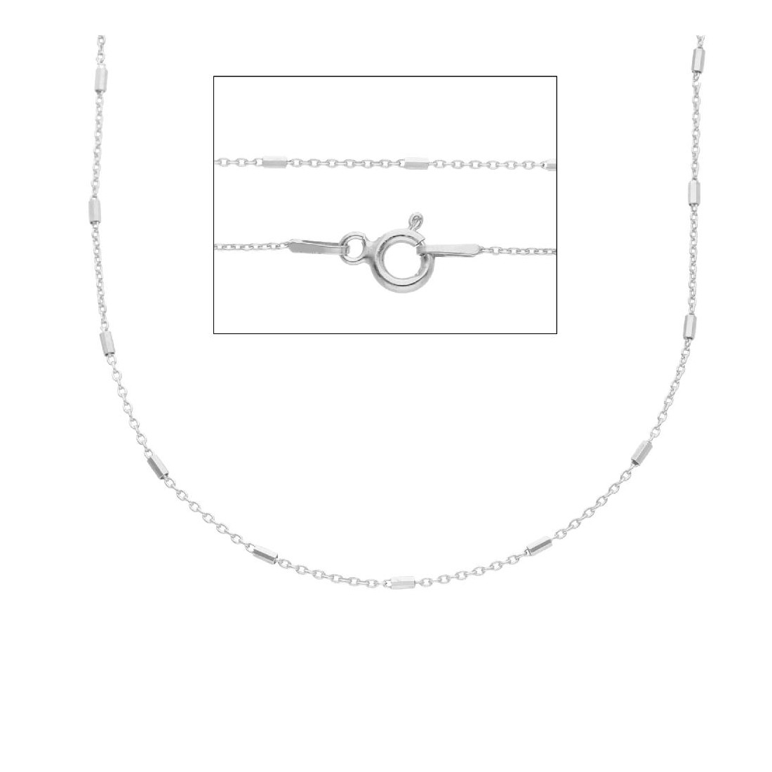 Catena alternata in argento 925/ooo
