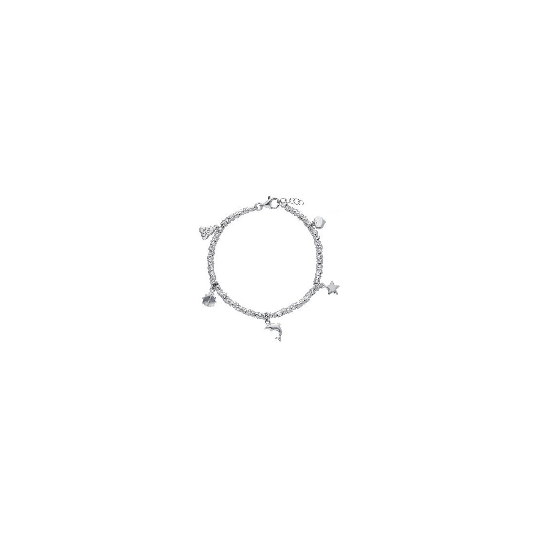 Bracciale in argento 925/ooo con charms