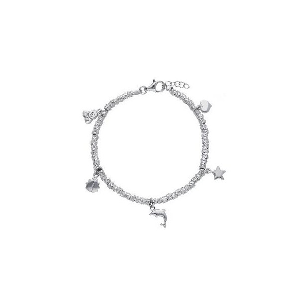 Bracciale in argento 925/ooo con charms