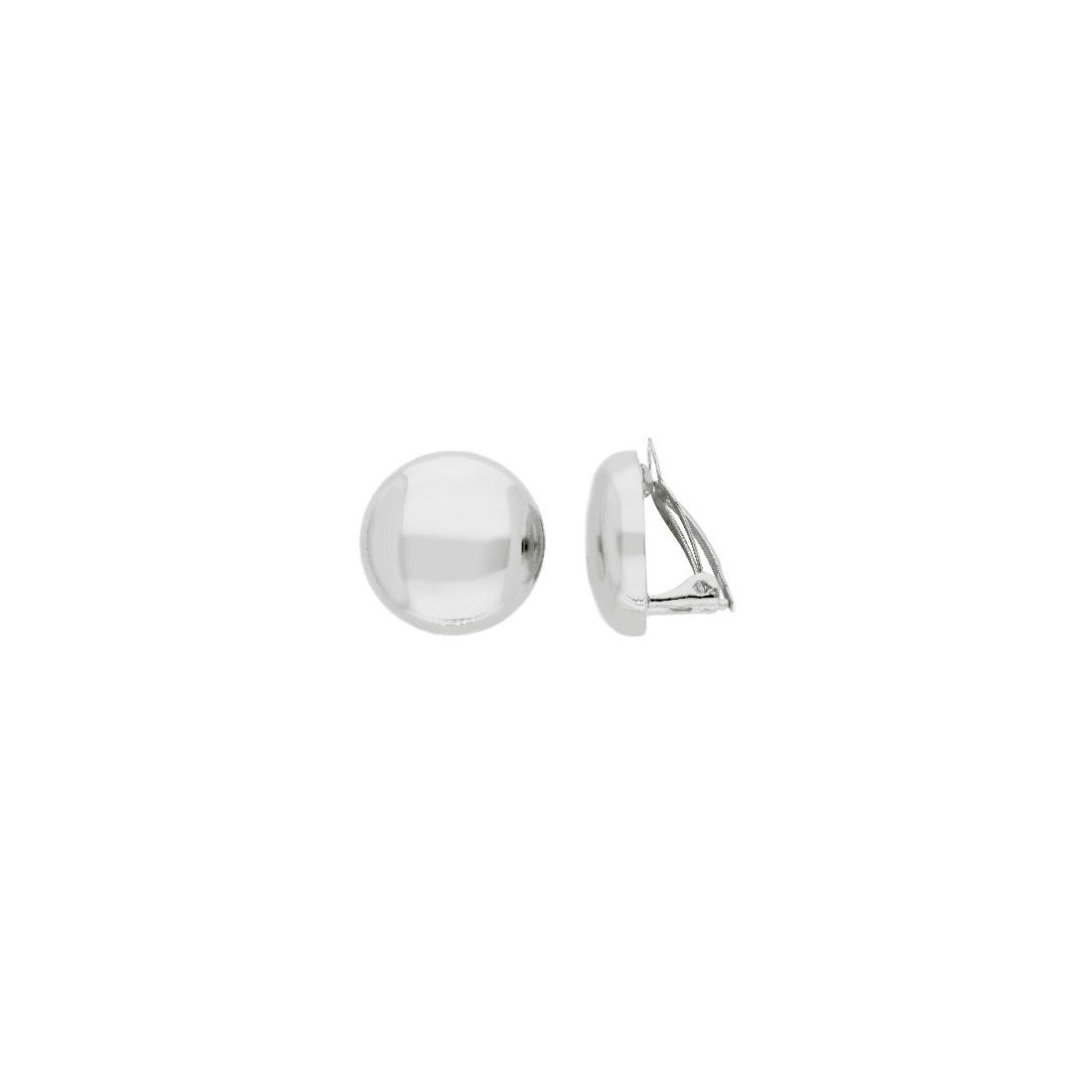 Orecchini clips in argento dorato 925/ooo
