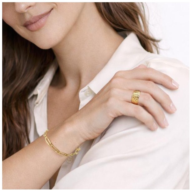 Anello fascia in oro giallo 750/ooo
