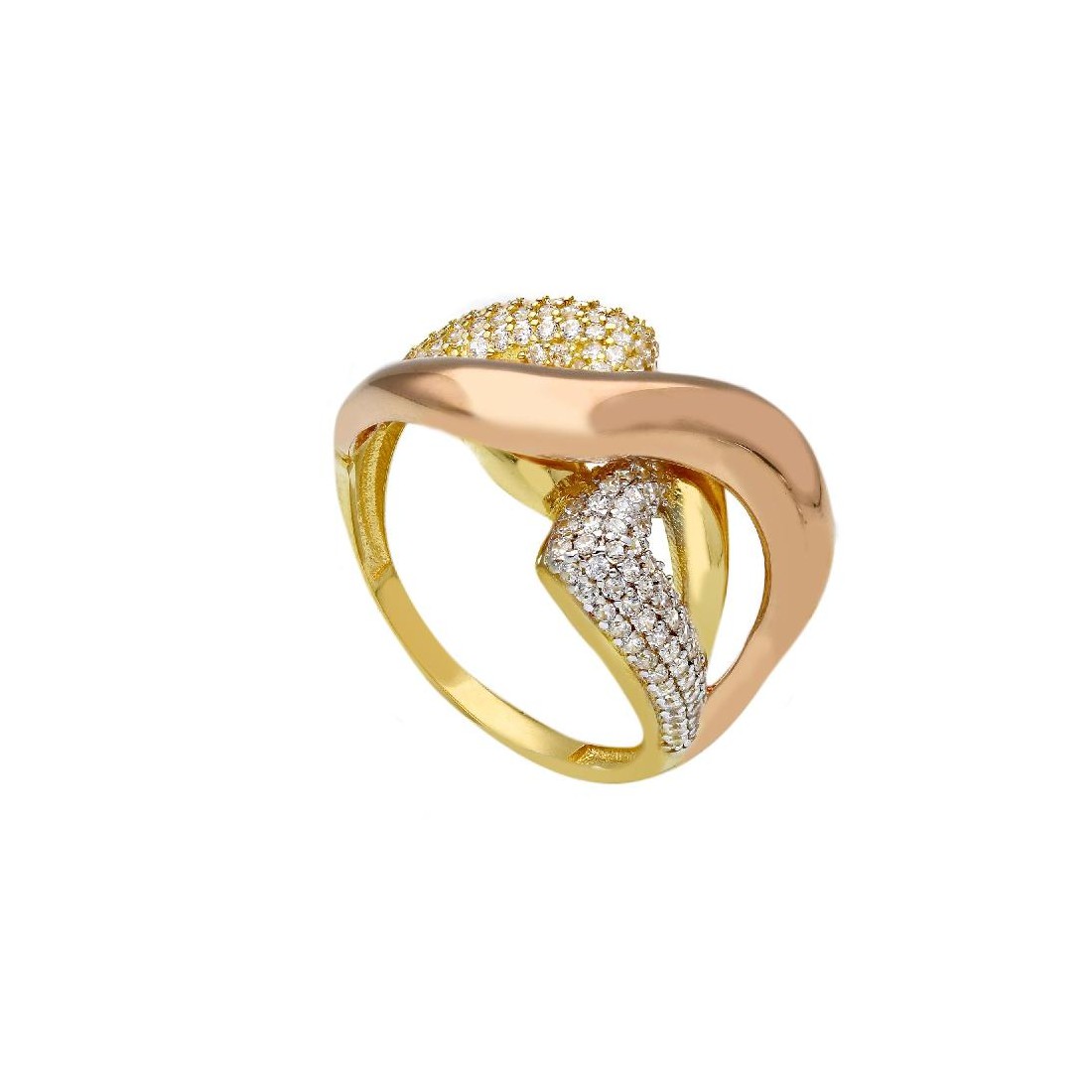 Anello in tre colori 750/ooo