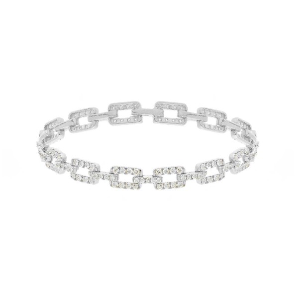 Bracciale in oro bianco 750/ooo con diamante naturale
