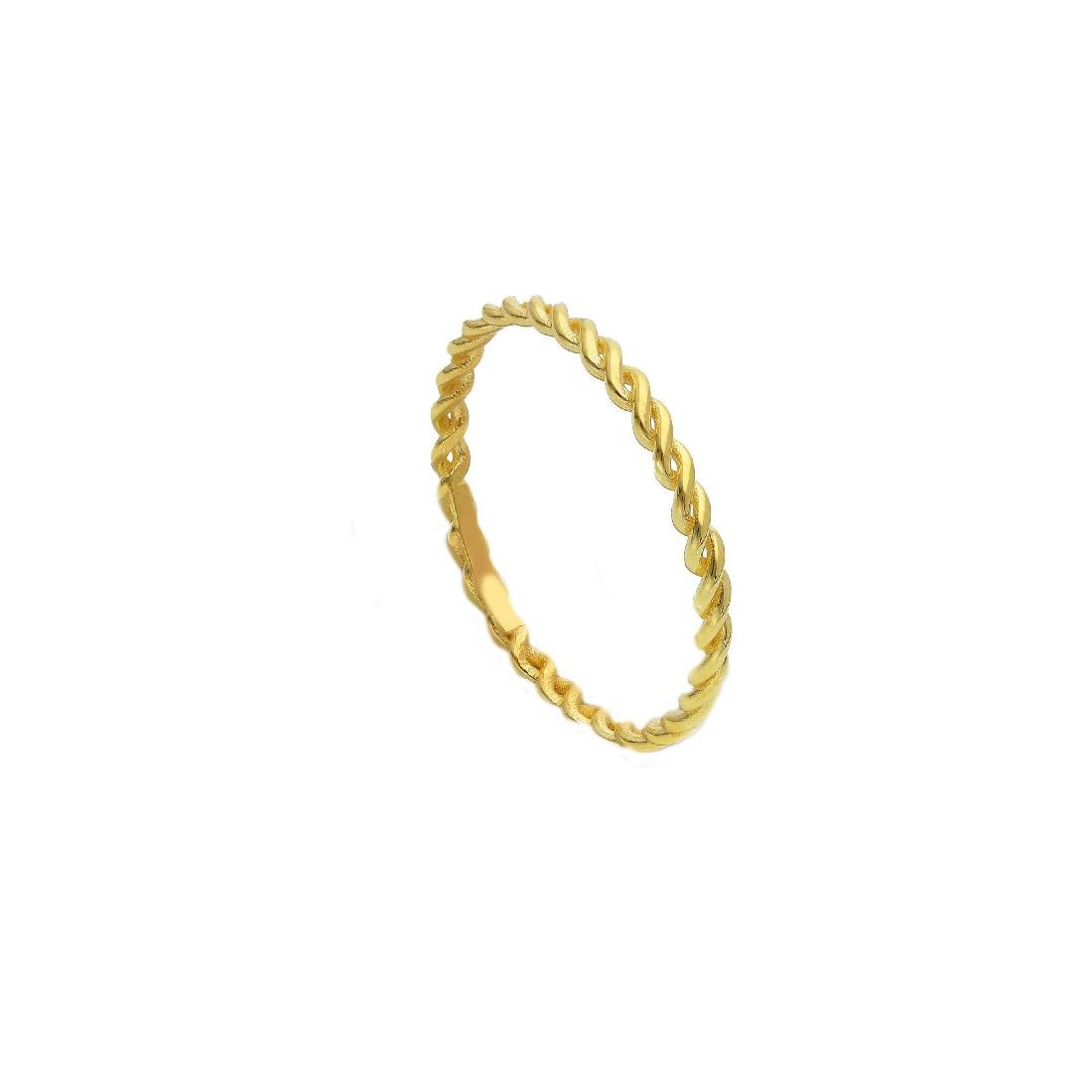 Anello riviera in oro giallo 375/ooo