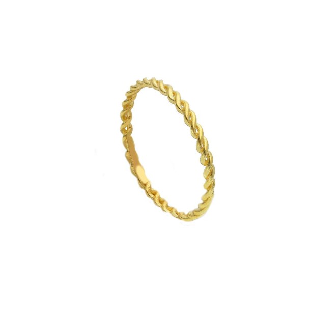 Anello riviera in oro giallo 375/ooo
