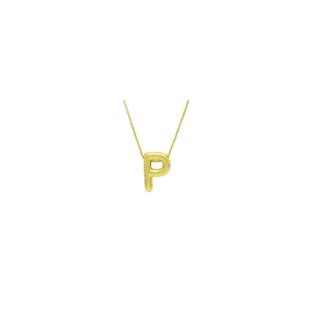 Girocollo in argento dorato 925/°°° con iniziale