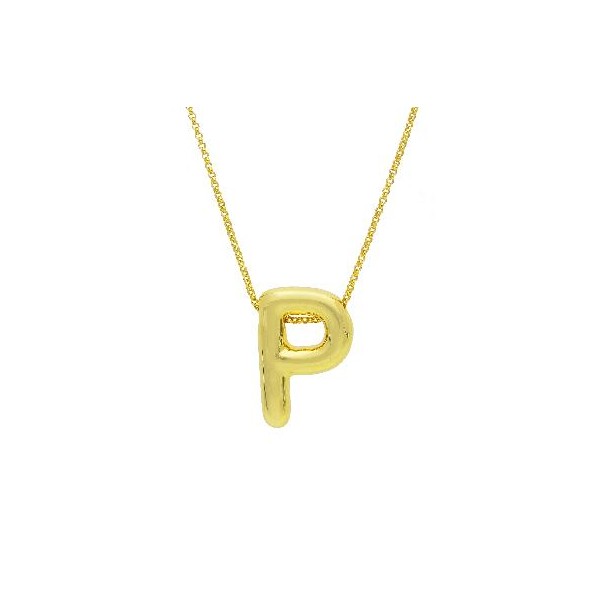 Girocollo in argento dorato 925/°°° con iniziale