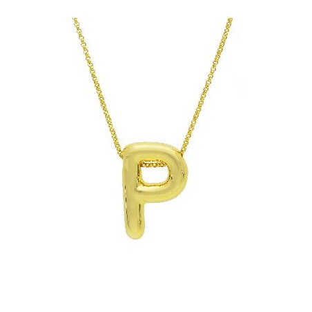 Girocollo in argento dorato 925/°°° con iniziale