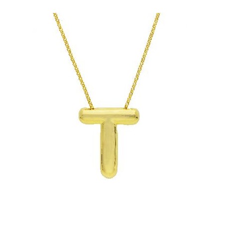 Girocollo in argento dorato 925/°°° con iniziale