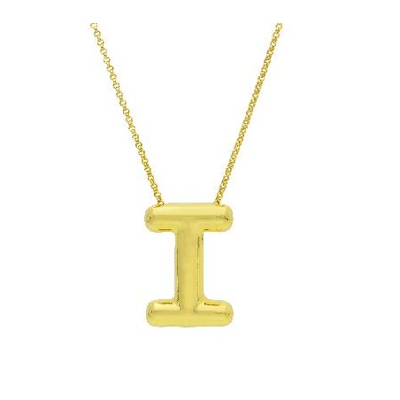 Girocollo in argento dorato 925/°°° con iniziale