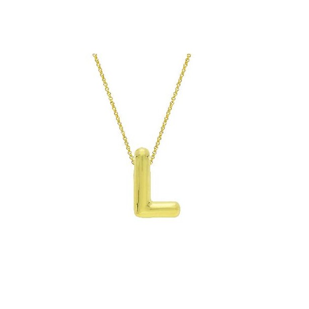 Girocollo in argento dorato 925/°°° con iniziale