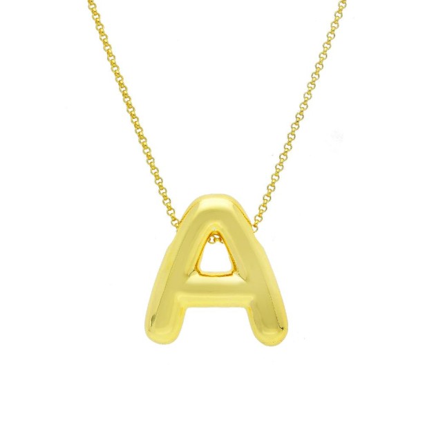 Girocollo in argento dorato 925/°°° con iniziale