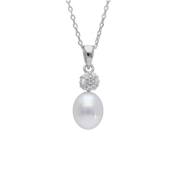 GIROCOLLO ARGENTO PERLA