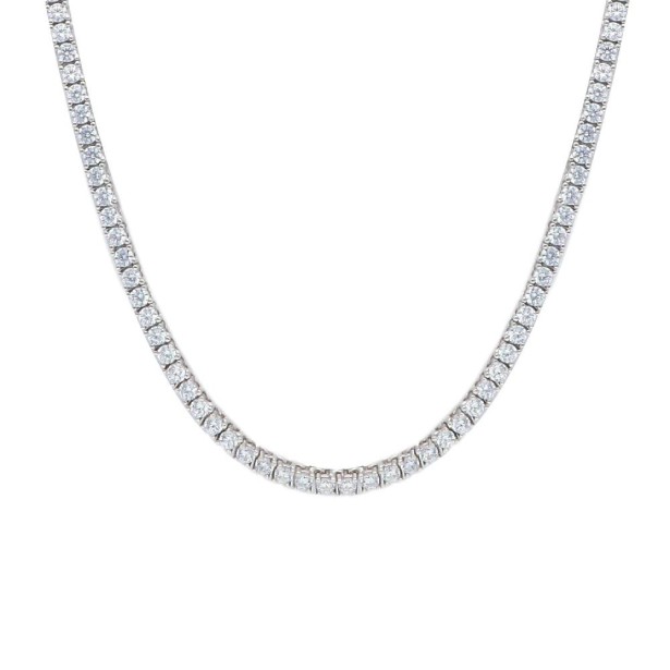 Girocollo tennis in argento 925/°°° e zirconia cubica