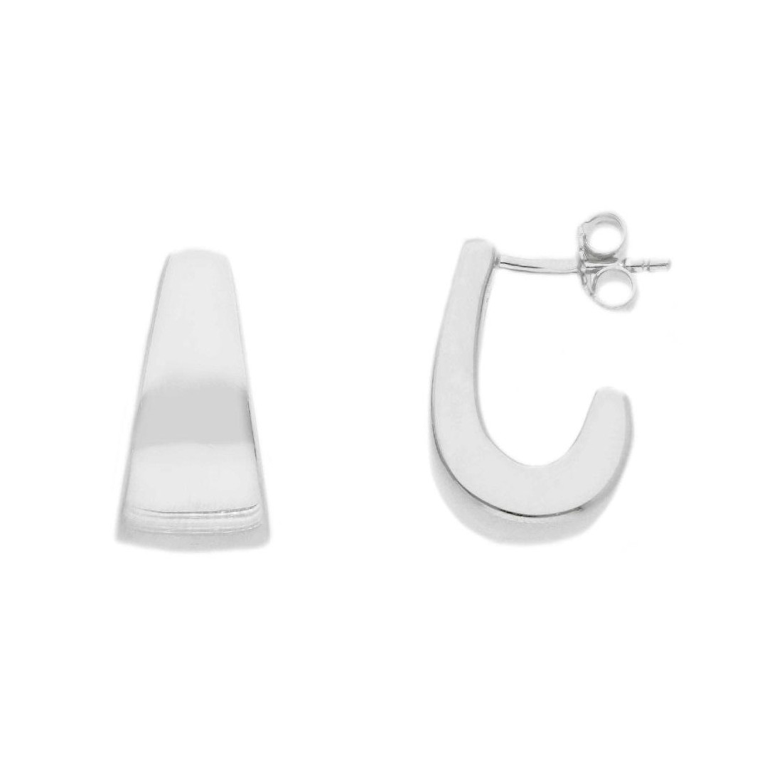 Orecchini cerchio in argento 925/ooo