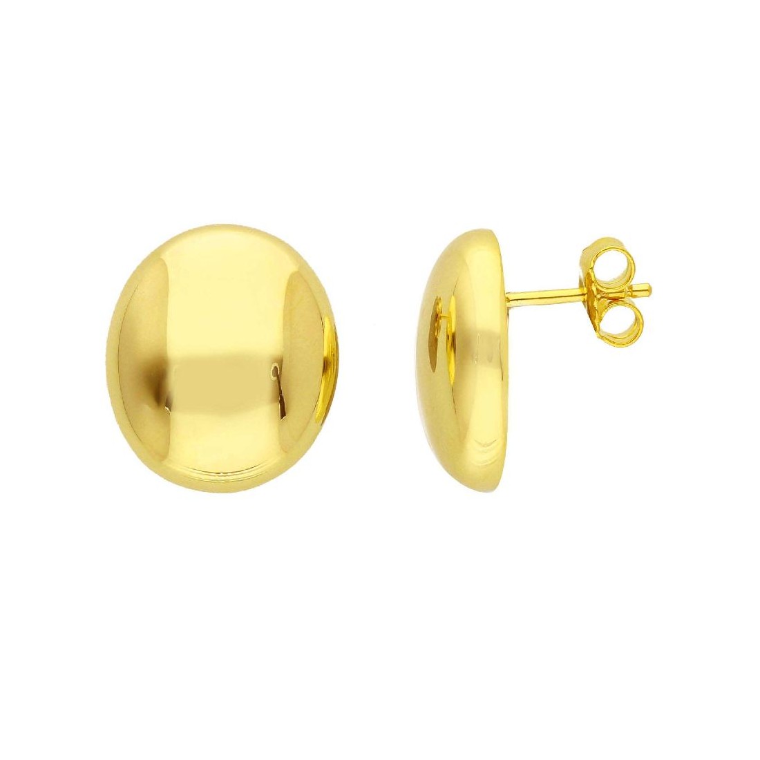 Orecchini lobo in argento dorato 925/ooo