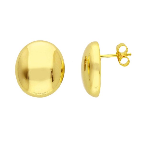 Orecchini lobo in argento dorato 925/ooo