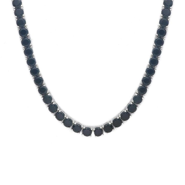 Girocollo tennis in argento 925/ooo e zirconia cubica
