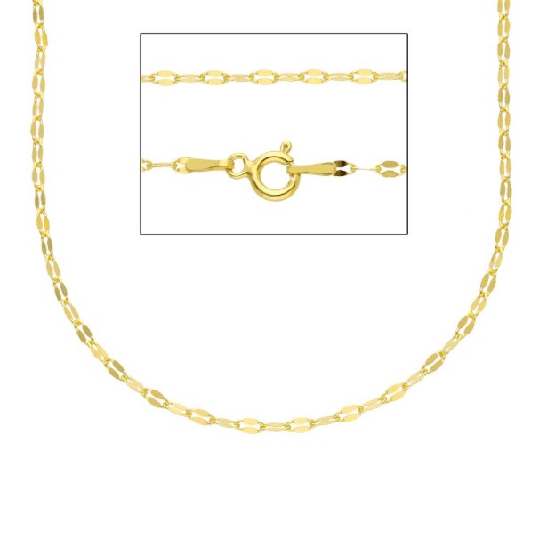 Catena in argento dorato 925/ooo