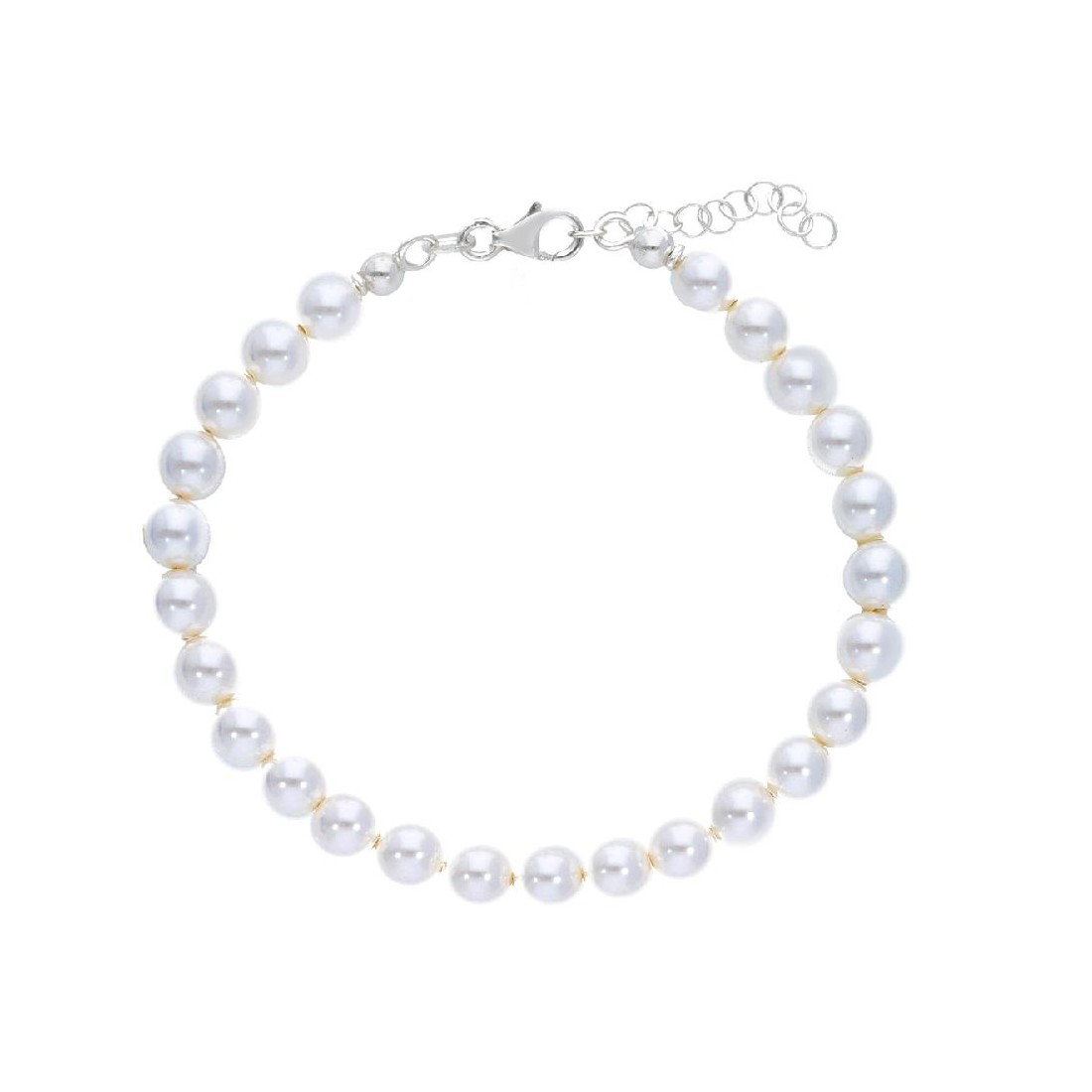 Bracciale in argento 925/ooo e perla
