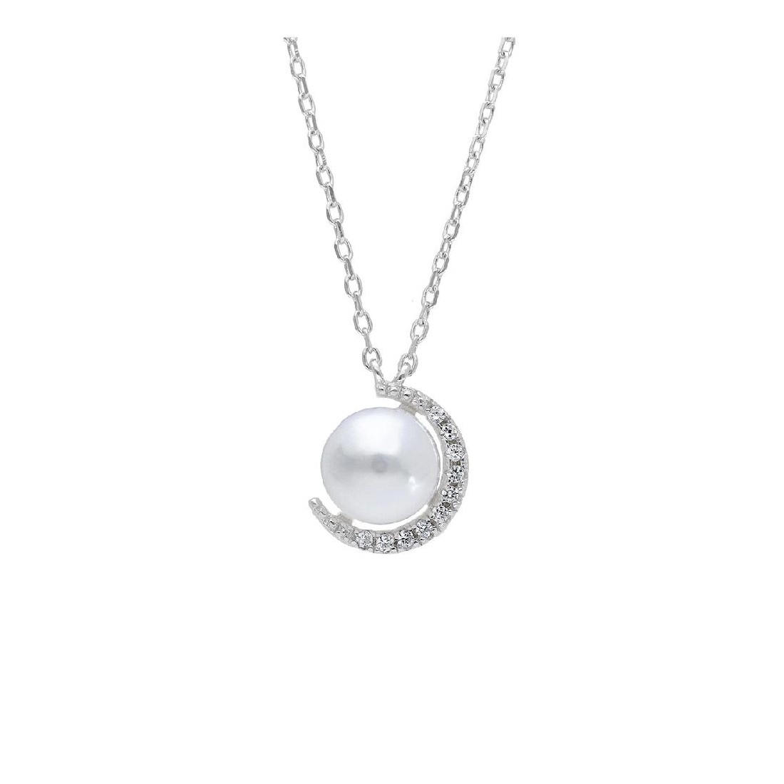 GIROCOLLO ARGENTO PERLA