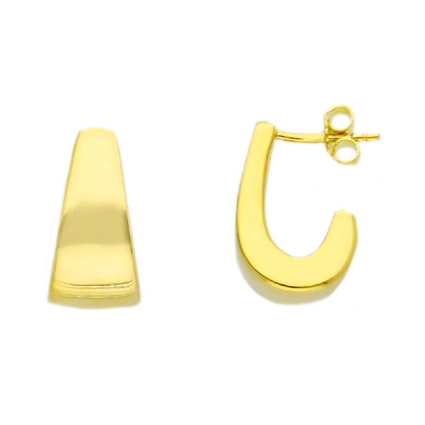 Orecchini cerchio in argento dorato 925/ooo