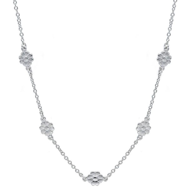 Girocollo in argento 925/ooo con fiore