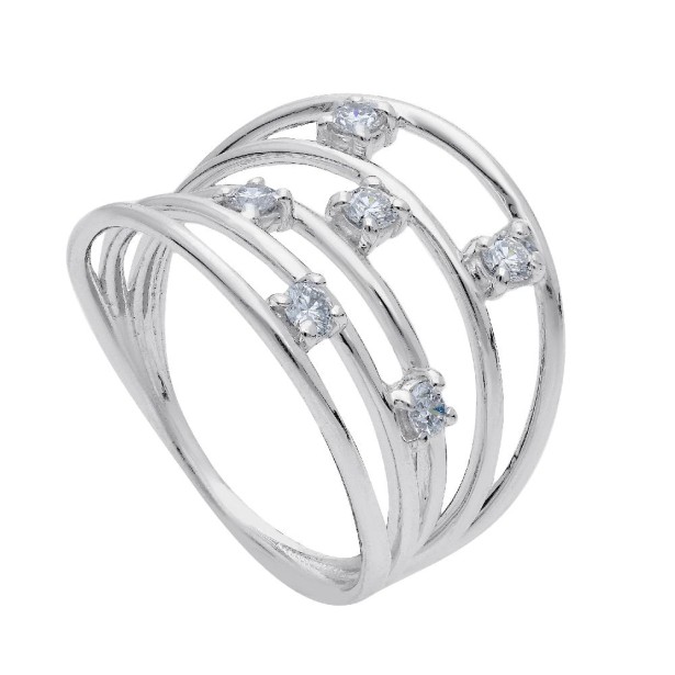 Anello in oro bianco 375/°°° con diamante lab-grown