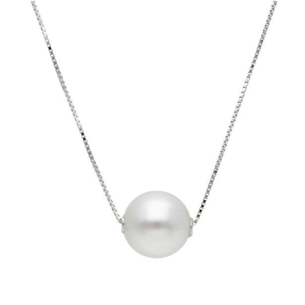 Girocollo in oro giallo 750/°°° e perla