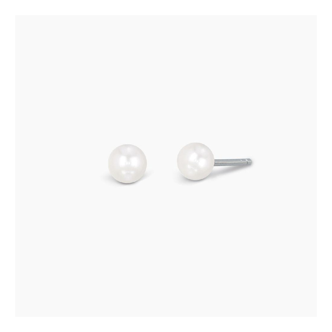 MABINA 563012 - Orecchini in argento 925 con perla e zirconia cubica