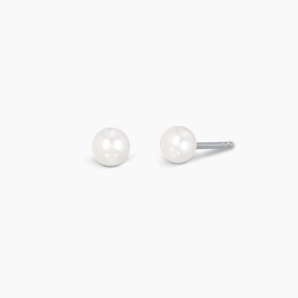 MABINA 563012 - Orecchini in argento 925 con perla e zirconia cubica