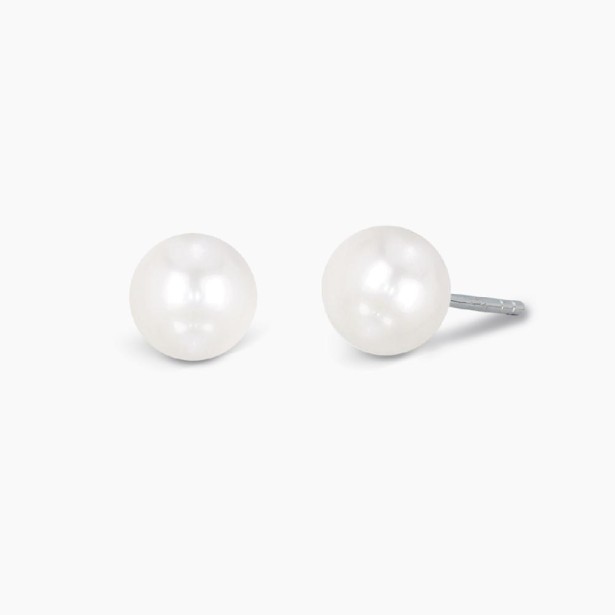 MABINA 563014 - Orecchini in argento 925 con perla e zirconia cubica