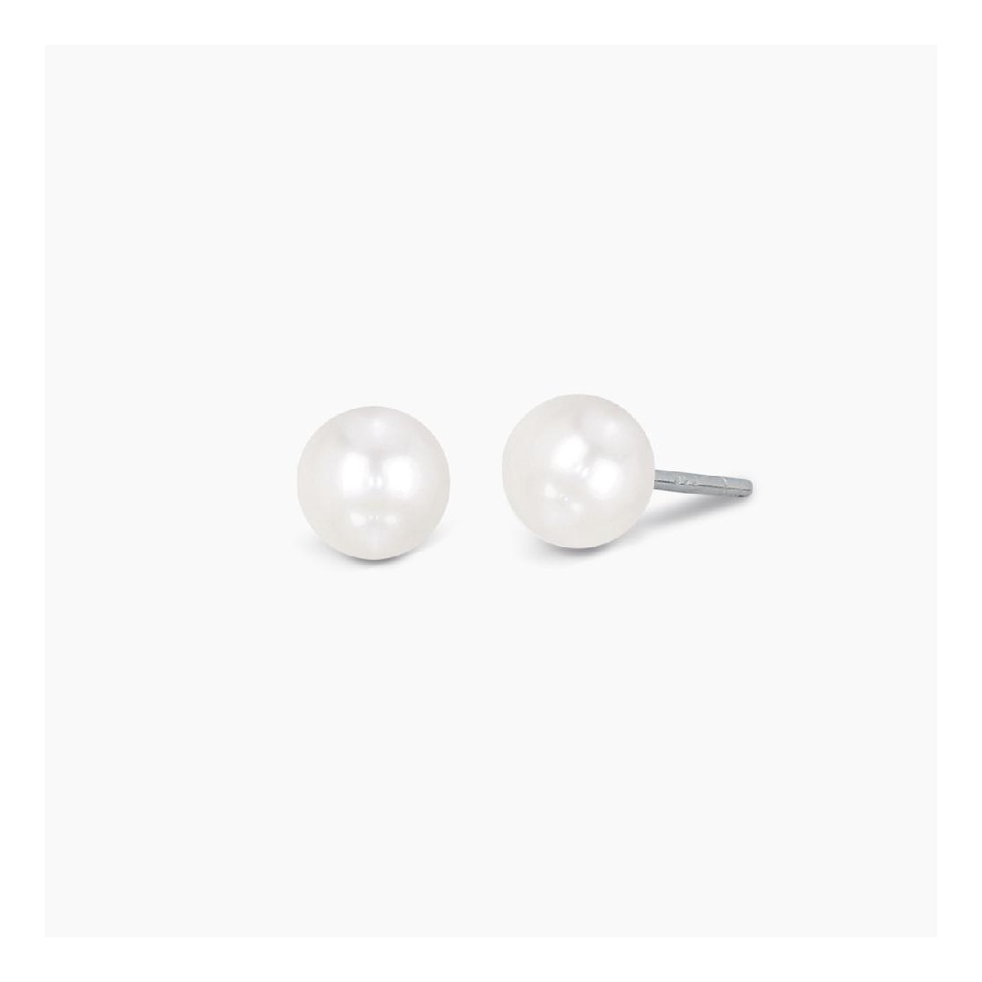 MABINA 563013 - Orecchini in argento 925 con perla e zirconia cubica