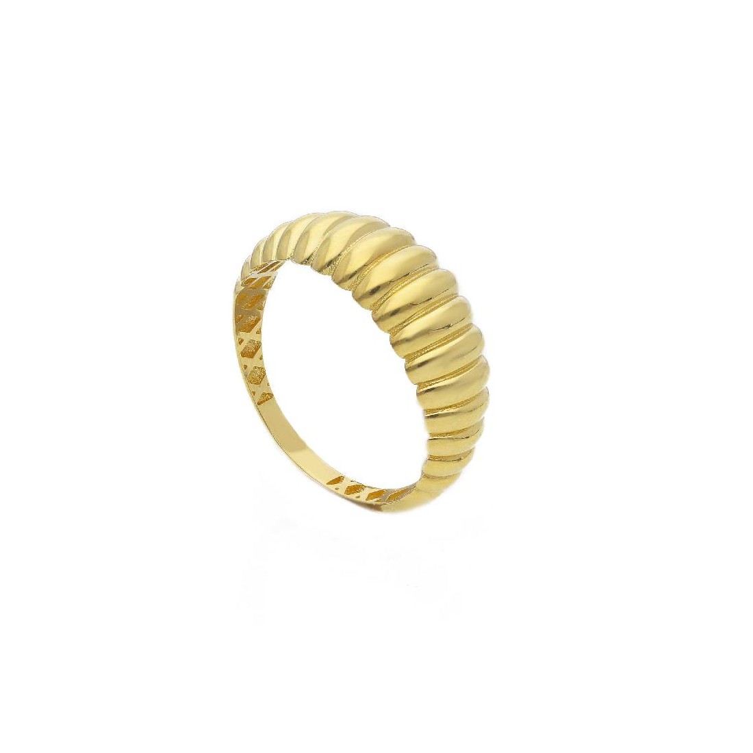 Anello fascia in oro giallo 750/ooo