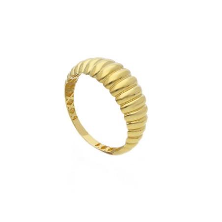 Anello fascia in oro giallo 750/ooo