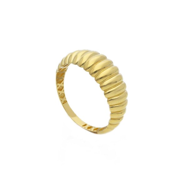Anello fascia in oro giallo 750/ooo