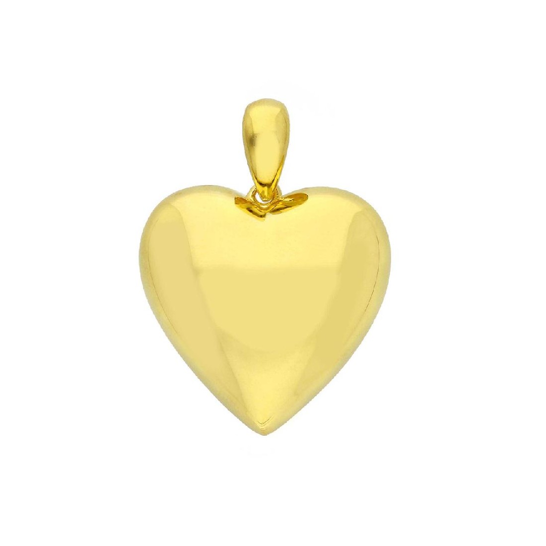 Ciondolo in argento dorato 925/ooo con cuore