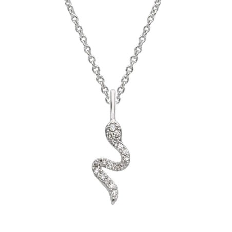 Girocollo in oro bianco 375/ooo con diamanti naturali