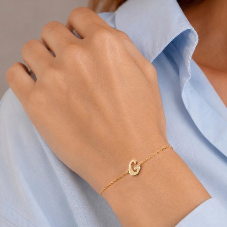 Bracciale in oro giallo 375/ooo con diamante naturale