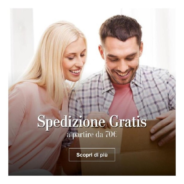 Spedizione Gratuita sopra i 70€