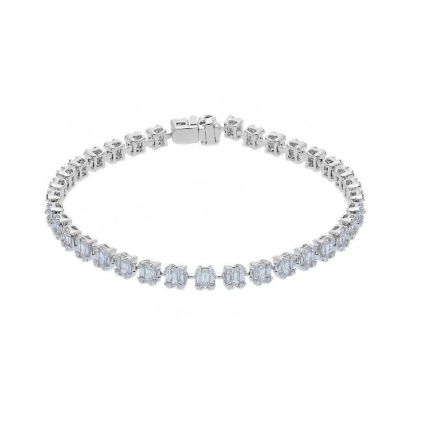 Bracciale in oro bianco 750/ooo con diamante naturale