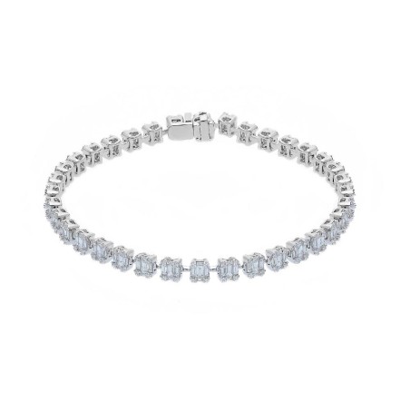 Bracciale in oro bianco 750/ooo con diamante naturale