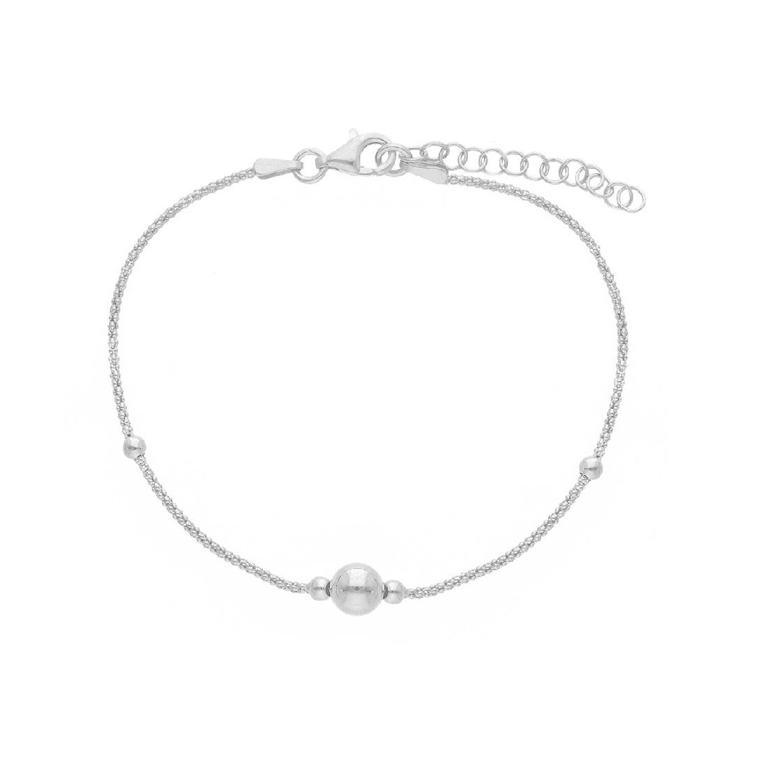 Bracciale in argento 925/ooo con palline