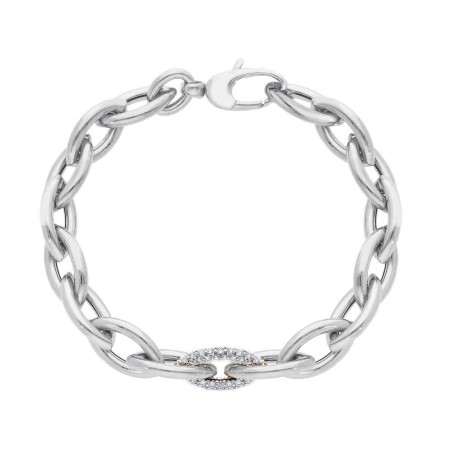 Bracciale in oro bianco 750/ooo con diamante naturale