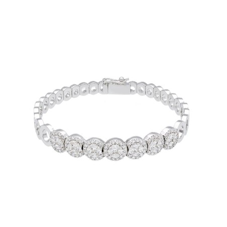Bracciale in oro bianco 750/ooo con diamante naturale