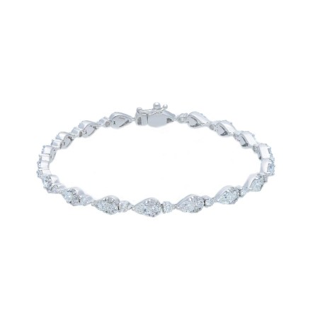 Bracciale in oro bianco 750/ooo con diamante naturale