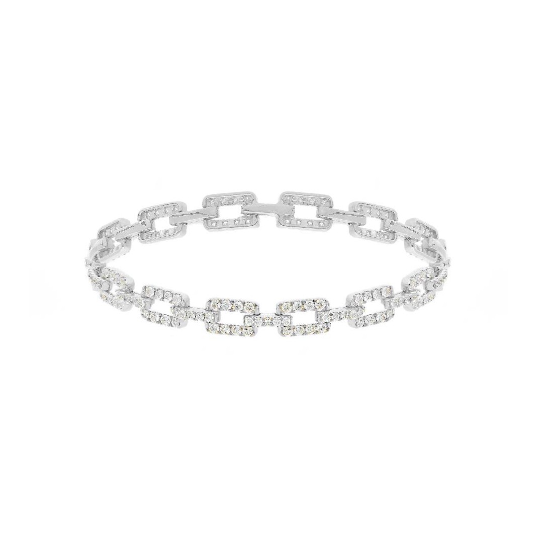 Bracciale in oro bianco 750/ooo con diamante naturale