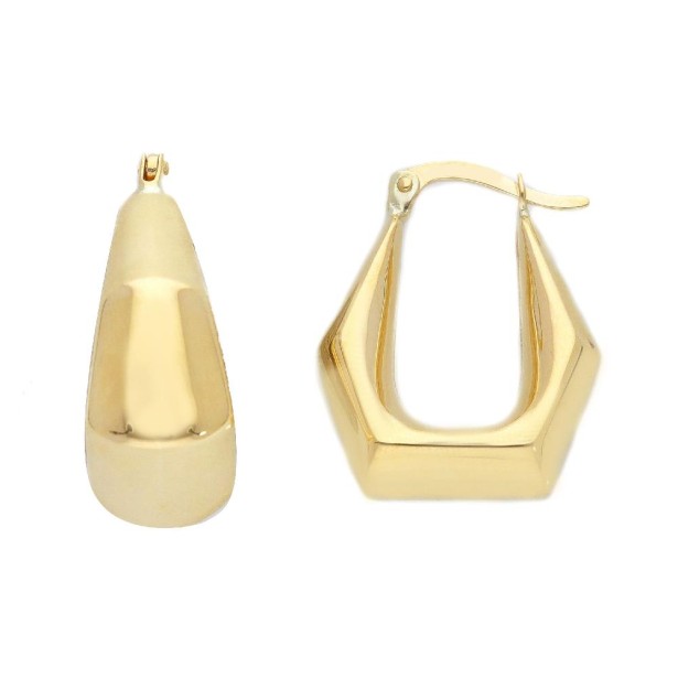 Orecchini cerchio in oro giallo 375/ooo