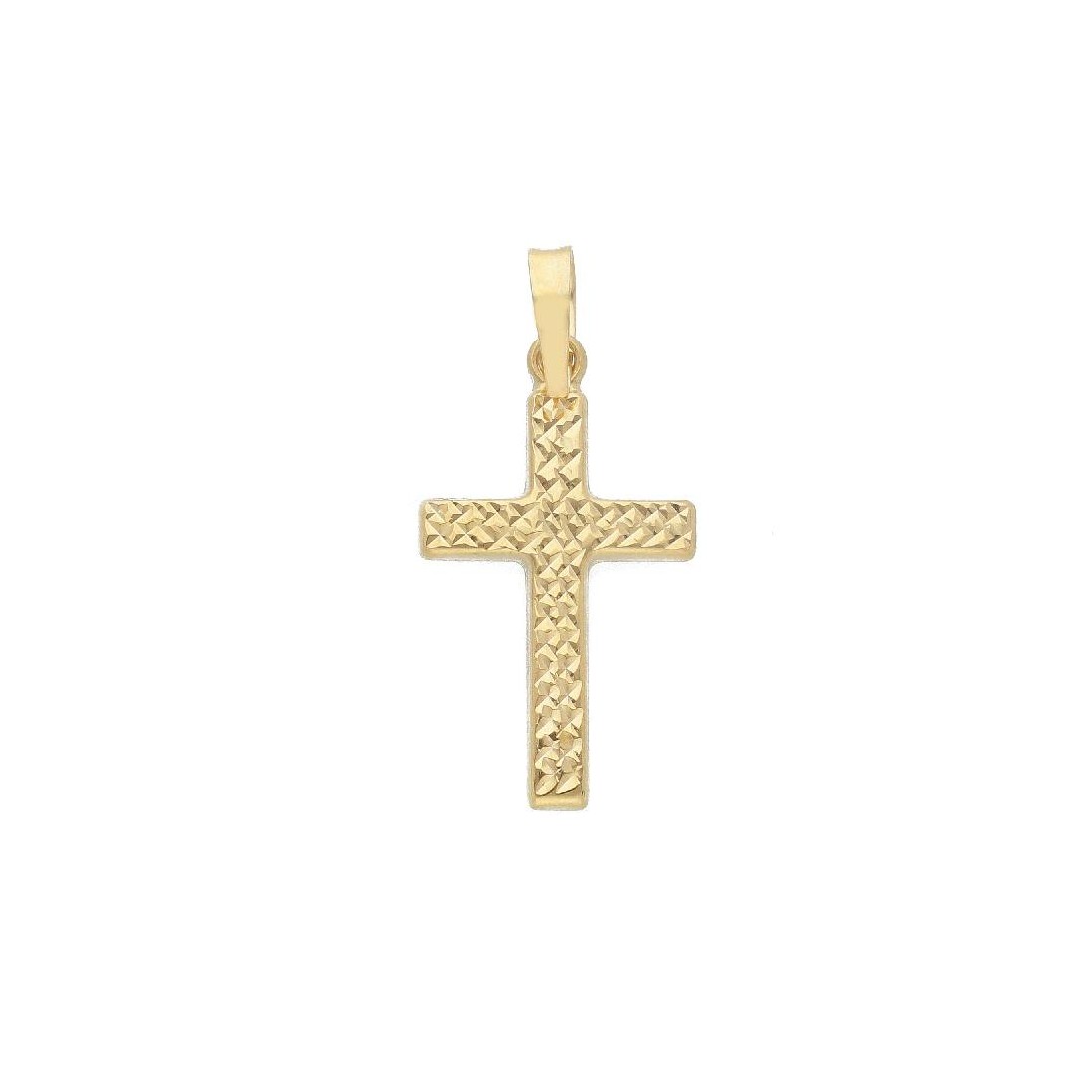 Ciondolo in oro giallo 375/ooo con croce
